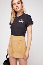 Mod Leather Mini Skirt By Free People